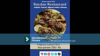 Raydan Restaurant sab sey best arabian taste in gulbarga town song