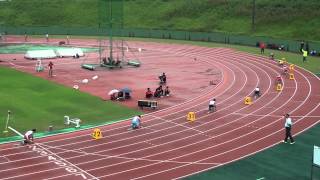 2015.09.06 福岡県高校新人陸上北部ブロック予選 男子4×100ｍR決勝