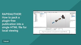 RapidAuthor Tutorial. How to pack a plugin-free publication into a single HTML file.
