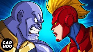 How Captain Marvel Will Defeat Thanos in Avengers 4 Endgame 【Marvel Superheroes Parody】