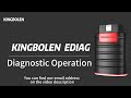 KINGBOLEN EDIAG Diagnostic Operation.