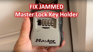 How to Open Jammed Master Lock Key Holder | The DIY Guide | Ep 136