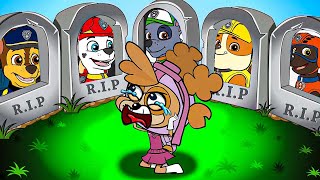 R.I.P All - Skye SAY GOODBYE! - PAW Patrol Life Stories | Cartoon Animation