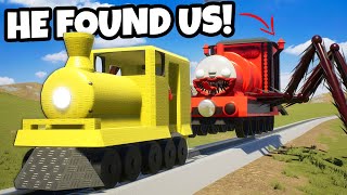 Using LEGO Trains to STOP Choo Choo Charles in Brick Rigs Roleplay!