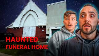 We CAUGHT PARANORMAL ACTIVITY ON CAMERA | Haunted Funeral Home Paranormal Investigation | SCARY