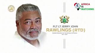 Watch the Funeral of Former Ghanaian President Jerry Rawlings in 10 Minutes