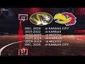 Mizzou-Kansas Border War is back