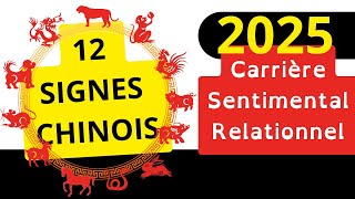 HOROSCOPE CHINOIS 2025 🐯🐂🐎🐇🐓🐅🐉🐍🐒🐕🐷🐐Prévisions 12 Signes Astrologiques chinois