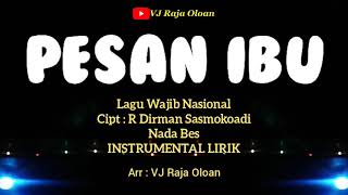 PESAN IBU Instrumental Lirik Lagu Wajib Nasional. Arr : VJ Raja Oloan