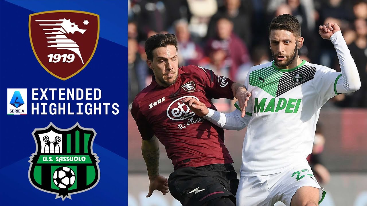 Salernitana Vs. Sassuolo: Extended Highlights | Serie A | CBS Sports ...