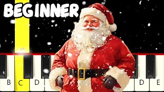 20 Christmas Songs Eveyone Knows Very Easy Slow Piano Tutorial