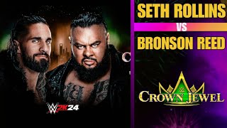 SETH ROLLINS VS BRONSON REED | SIMULACION CROWN JEWEL 2024