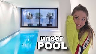 Wir zeigen euch unseren POOL in unserem neuen Haus | Bibi