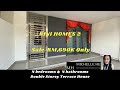 RINI HOMES 2 Double Storey Terrace House For Sale: RM 690,000#shorts