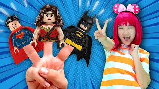 Superhero Finger Family | DC Comics | Kids Song And Nursery Rhymes | Limido Kids