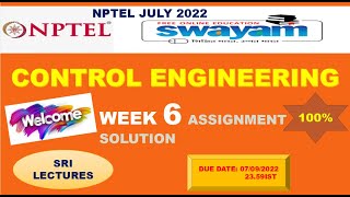 🔥💥WEEK 6💥🔥100%💥 CONTROL ENGINEERING ASSIGNMENT SOLUTION 💥