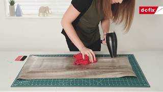 #trashtotreasure how to apply d-c-fix® to kitchen doors with grooves