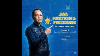 Lesson 6: Java Functions and Procedures (Methods) | Learn Java Programming from Scratch