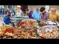 MOST VIRAL STREET FOOD BREAKFAST IN LAHORE BHATTI NASHTA POINT | PAKISTANI PUNJABI DESI STREET FOOD