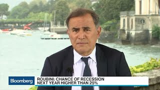 Roubini Says Markets Too Complacent, Chance of Recession Over 25%