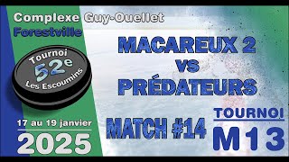 Tournoi M13 2025 Match #14 19h30