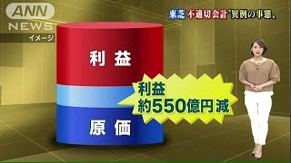 東芝、不適切会計で“異例事態”株主から責任問う声(15/06/25)