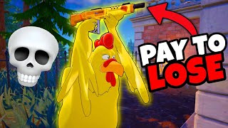 The Giant Chicken Gameplay In Fortnite! (PAY 2 LOSE Skin 💀 - FULL REVIEW)