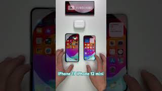 IPhone 11 vs IPhone 12 mini | Speed test #newvideo #idea #test #1million #100 #apple #speedtest