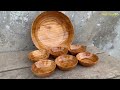 How a Woodworking Master Makes Bowls  Woodturning into Beautiful Bowls on Custom Lathe Machine