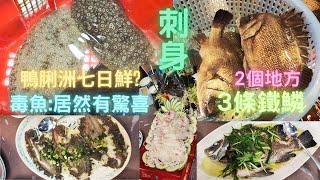 2個街市,3條鱗王：鐵鱗,刺身/清蒸🤤後現代鴨脷洲七日鮮🤣豹鰨,居然有驚喜👍~fishcutting香港海鮮~社長遊街市Seafood