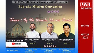 Edavaka Mission Convention 2022 | Evangelist Babu Pullad | Trinity Mar Thoma Church Houston