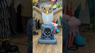 New Spirit Halloween Owl Inflatable 🪦 #spirithalloween2024 #spirithalloween