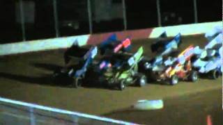 Trail-Way Speedway 358 Sprint Car Highlights 4-15-11