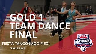 Gold 1 Team Dance Final | Fiesta Tango (Modified) (100) | Teams 2 \u0026 4