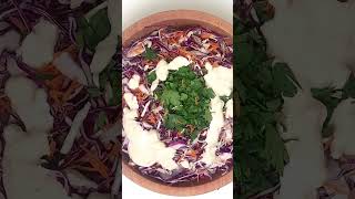 Creamy Sunflower Dressing and Cabbage Slaw Recipe