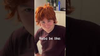 Reba on the #Reba show be like