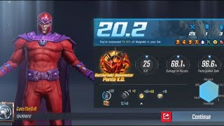 MARVEL: Super War: Magneto (Mid) 25-1 Game play and PENTA Kill!