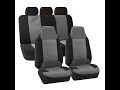 Premium Fabric Full Car Seat Covers for Sedan Truck and SUV - FH Group®