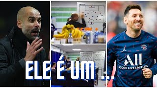 PEP GUARDIOLA FALANDO DE MESSI ( ELE É UM ... )