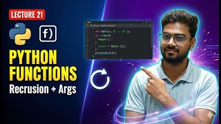 Python Functions Explained | Built-in, User-Defined, Arguments & Recursion