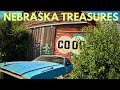 Crazy Nebraska Treasure Hunt- Dodge Charger, Barn Finds, Old Advertising Signs!