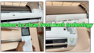 hitachi ice clean frost wash technology 2023 model ! बन गया ac शिमला बर्फ ही बर्फ