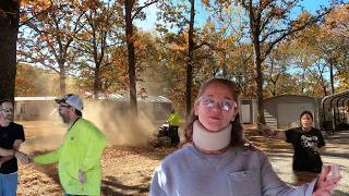 Neighbor became UPSET when I blew leaves onto her porch