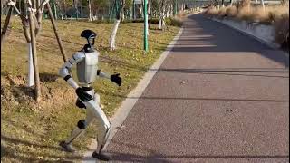 Join Running Journey with Unitree G1.#Unitree #AGI #EmbodiedAI #humanoidrobot  #Robotics