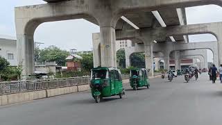 ঢাকা মেট্রোরেল এর নিচে দৃষ্টিনন্দন সড়ক | Dhaka Metro video