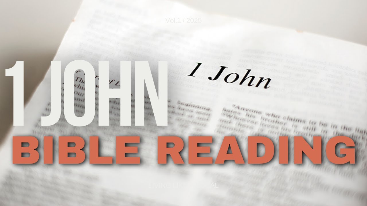 1 JOHN (READ ALONG) | BIBLE READING With Captions - YouTube