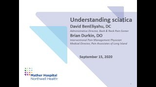 HealthyU webinar series - Understanding sciatica