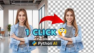 AI Background Remover Tool in Python 🤯 | Full Tutorial + Code