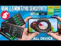 Zero Recoil Non Gyro Sensitivity Settings BGMI 2.5 Update Best Sensitivity Non Gyro Pubg