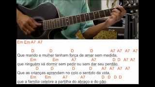 VIDEO AULA 213 - CURSO DE VIOLÃO COMPLETO - Oração pela familia - 03A